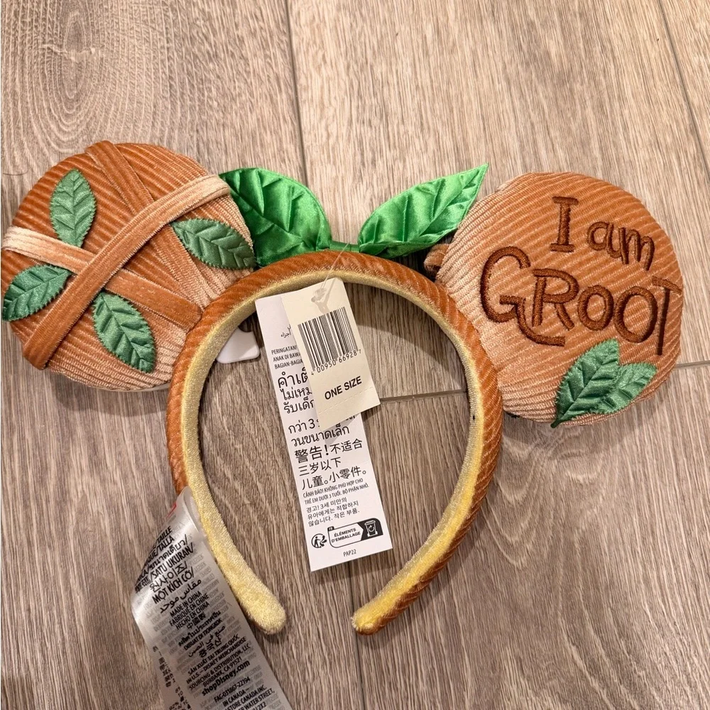 Disney Groot Kids Headband with Green and Brown - Picture 2 of 2